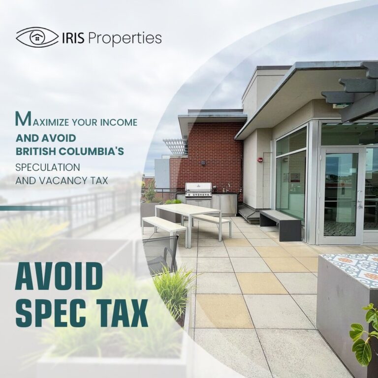 Maximize your income and avoid British Columbia's speculation and vacancy tax